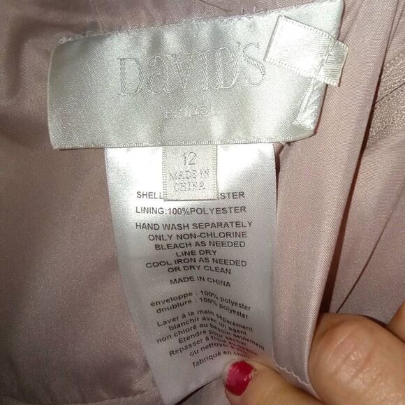 David's bridal , NWT short strapless dress - Picture 5 of 6